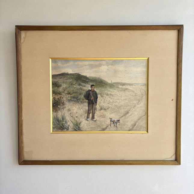 Expressive Figurative Oil Painting "Framed Painting" Vintage Large Art Holland Art Shop
