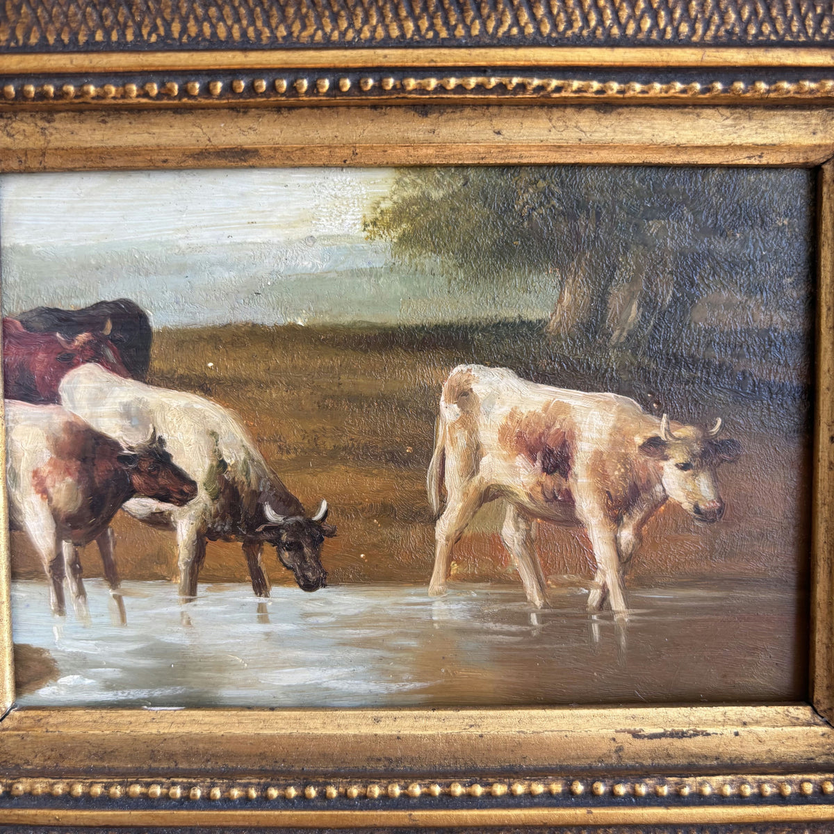 Handcrafted Animals Oil Painting 