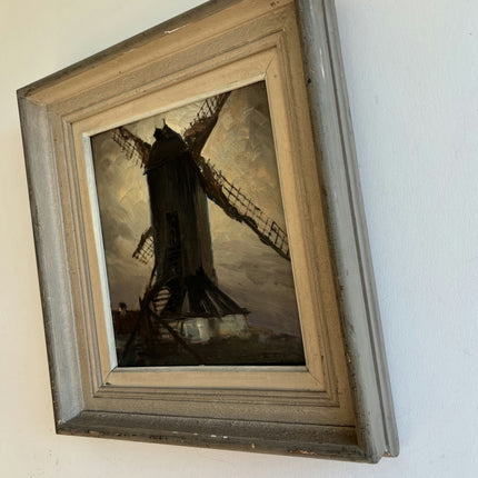 Rustic Landscape Oil Painting "Old Windmill" Classic Art Holland Art Shop