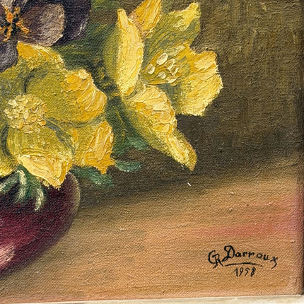 Handcrafted Still Life Oil Painting "White Daisy" Classic Artwork Holland Art Shop