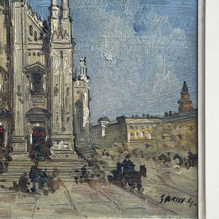 Refined Cityscape Oil Painting "Framed Painting" Timeless Small Artwork Holland Art Shop