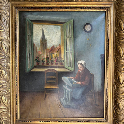 Original Figurative Oil Painting "Old Woman" Timeless Artwork Holland Art Shop