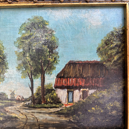 Classic Landscape Oil Painting "Gilded Frame" Elegant Small Art Holland Art Shop