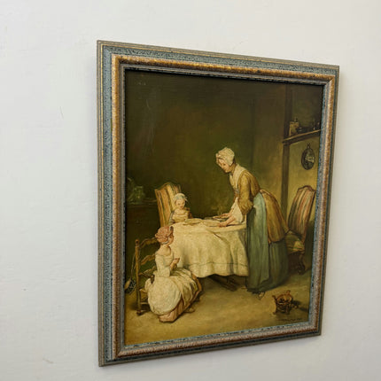 Refined Interior Oil Painting "Stretched Canvas" Traditional Artwork Holland Art Shop