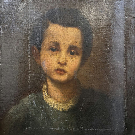 19th Century Antique Portrait Oil Painting "Gilded Frame" Art Holland Art Shop