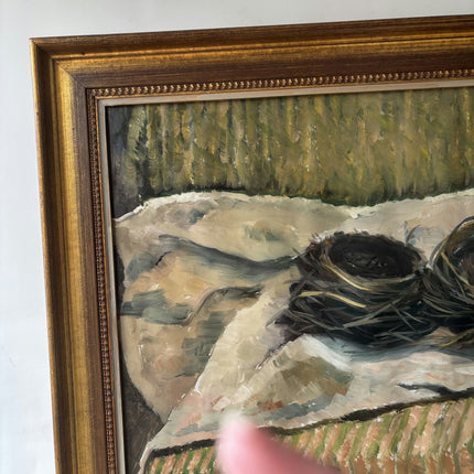 Timeless Still Life Oil Painting "Sleeping Child" Traditional Large Artwork Holland Art Shop