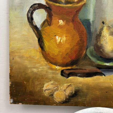 Classic Still Life Oil Painting "Orange Pitcher" Traditional Art Holland Art Shop