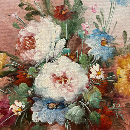 Elegant Still Life Oil Painting "Flower Bouquet" Timeless Small Art Holland Art Shop