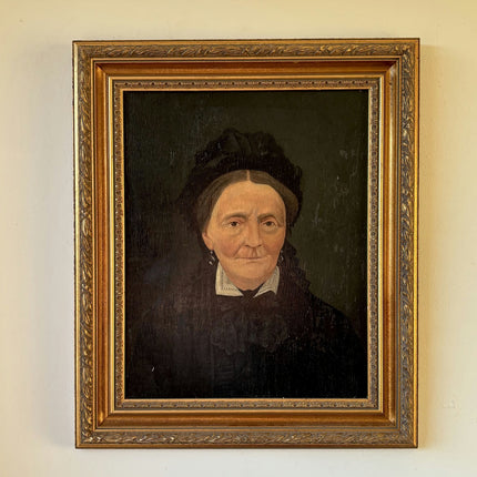 19th Century Oil Painting Portrait "Elderly Woman" Dutch Art Holland Art Shop