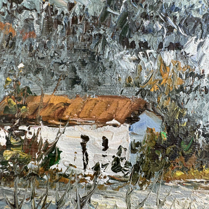 Original Landscape Oil Painting "Framed Painting" Detailed Art Holland Art Shop