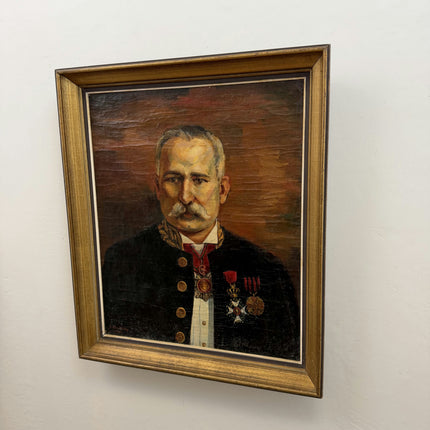 Rustic Portrait Oil Painting "Officer Portrait" Detailed Art Holland Art Shop