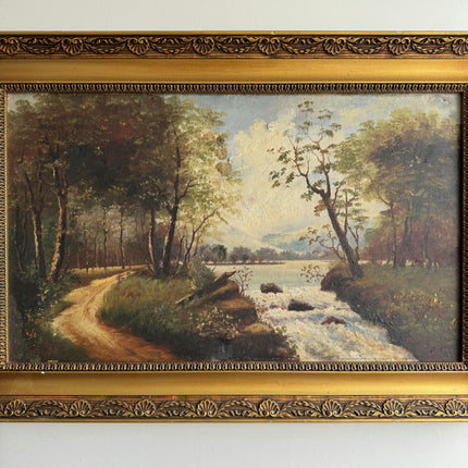 Handcrafted Landscape Oil Painting "Gilded Frame" Classic Art Holland Art Shop