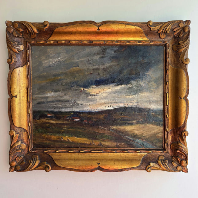 Handcrafted Landscape Oil Painting "Gilded Frame" Refined Artwork Holland Art Shop
