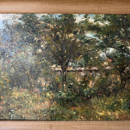 Elegant Still Life Oil Painting "Oak Tree" Original Art Holland Art Shop