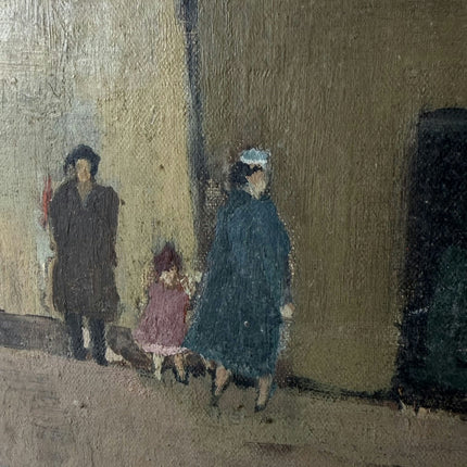 ca. 1940 Figurative Oil Painting "Two Men" Traditional Art Holland Art Shop