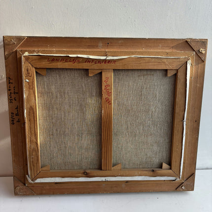 Rustic Interior Oil Painting "Gilded Frame" Detailed Art Holland Art Shop