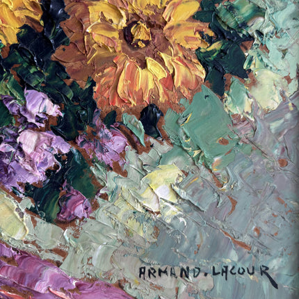 Classic Floral Still Life Oil Painting "Flower Bouquet" Authentic French Artwork Holland Art Shop
