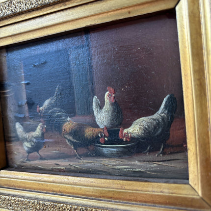 Timeless Animals Oil Painting "Gilded Frame" Refined Small Art Holland Art Shop