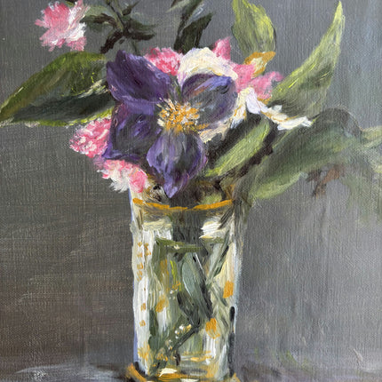 Authentic Floral Still Life Oil Painting "Flower Vase" Traditional Art Holland Art Shop