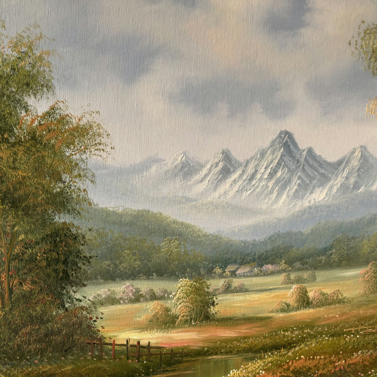 Wonderful Landscape Oil Painting "Weathered Barn" Expressive Large Art