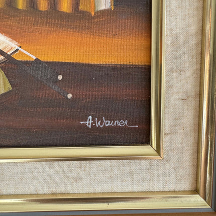 Elegant Still Life Oil Painting "Resting Violin" Expressive Art Holland Art Shop