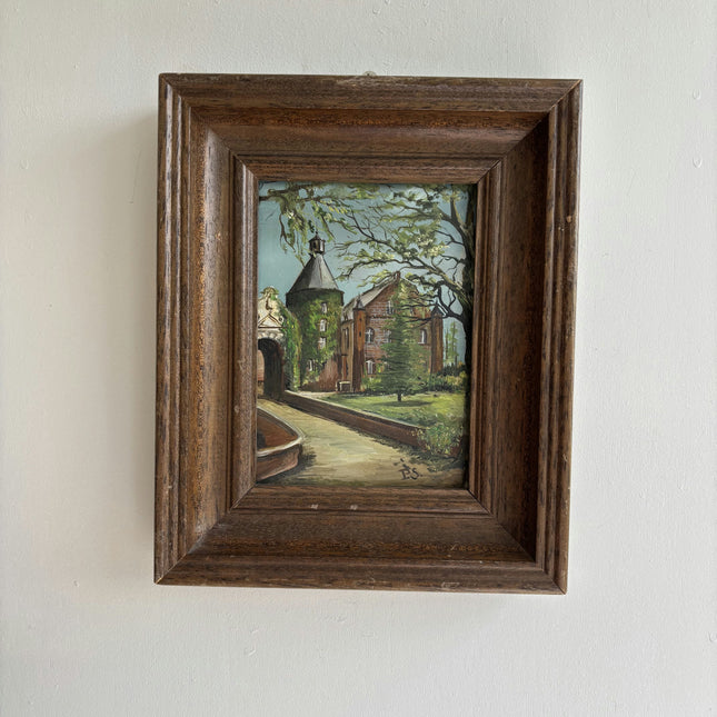 Authentic Cityscape Oil Painting "Framed Painting" Classic Small Art Holland Art Shop