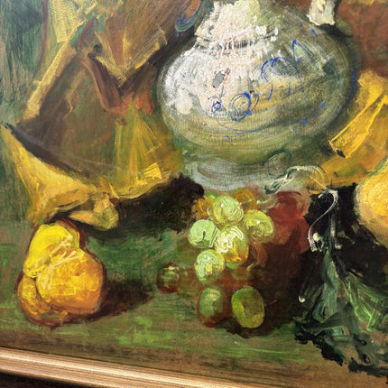 Refined Still Life Oil Painting "Silver Pitcher" Traditional Italian Artwork Holland Art Shop