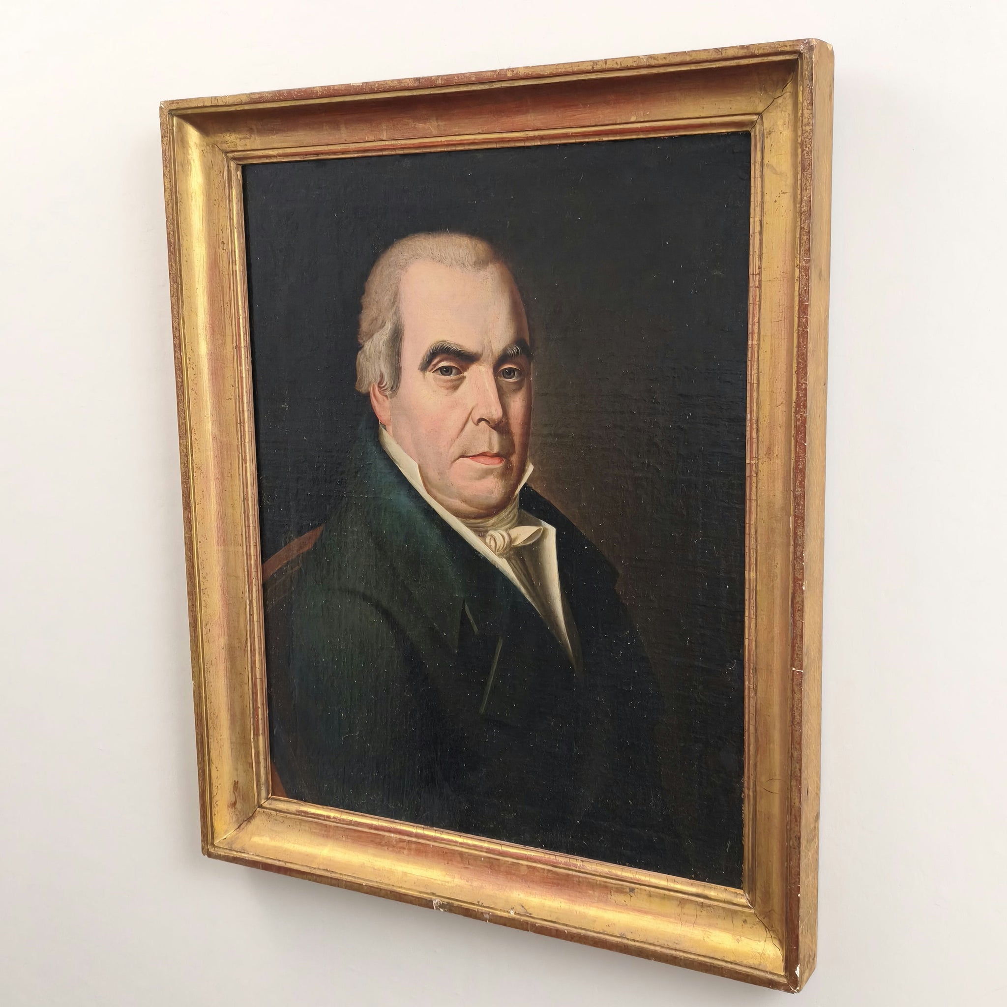 1818 Antique Portrait Oil Painting 