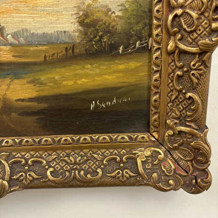 Classic Landscape Oil Painting "Country Cottage" Elegant Dutch Artwork Holland Art Shop