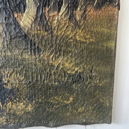 Timeless Landscape Oil Painting "Forest Stream" Original Art Holland Art Shop