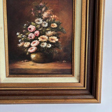Original Floral Still Life Oil Painting "Flower Vase" Refined Artwork Holland Art Shop