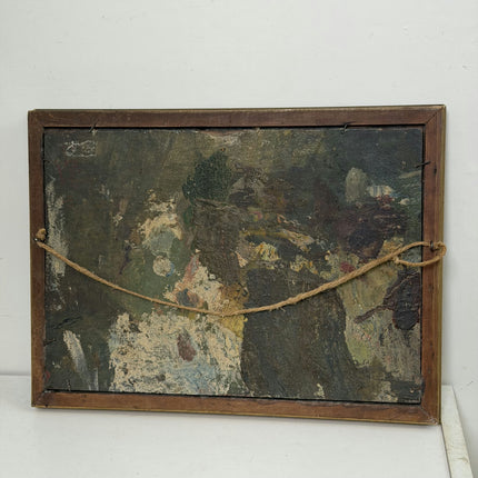 19th Century Antique Landscape Oil Painting "Framed Painting" Small Art Holland Art Shop