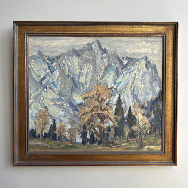 Classic Landscape Oil Painting "Snowy Mountains" Traditional Large Art Holland Art Shop