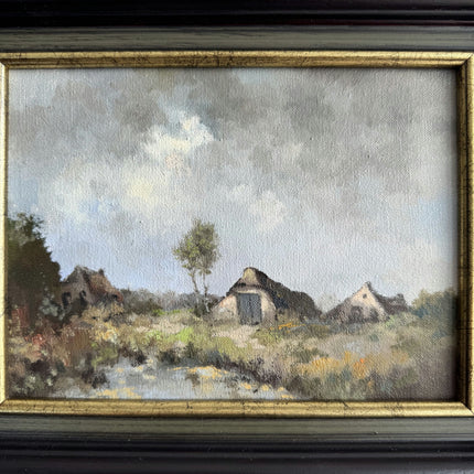 Classic Farm Oil Painting "Framed Painting" Elegant Small Art Holland Art Shop