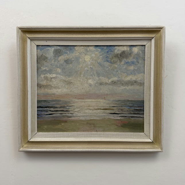 Classic Seascape Oil Painting "Calm Seascape" Detailed Small Art Holland Art Shop