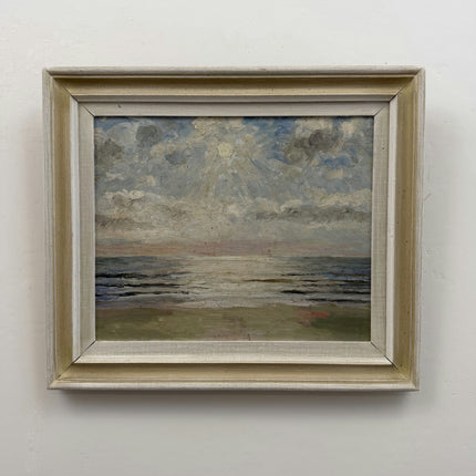 Classic Seascape Oil Painting "Calm Seascape" Detailed Small Art Holland Art Shop