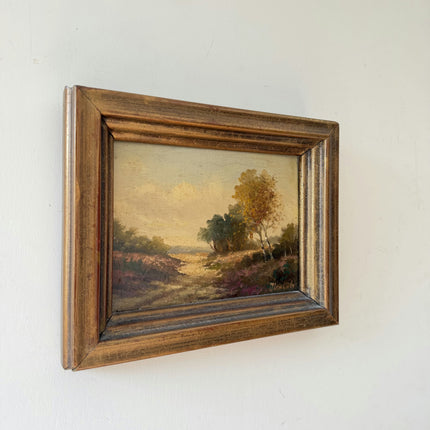 Timeless Landscape Oil Painting "Gilded Frame" Elegant Small Artwork Holland Art Shop