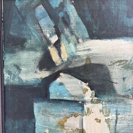 Original Abstract  Oil Painting "Framed Painting" Rustic Art Holland Art Shop