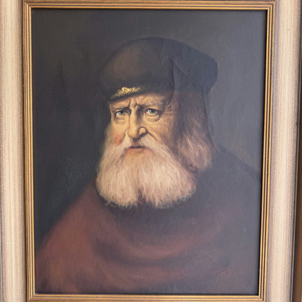 Refined Portrait Oil Painting "Bearded Man" Classic Artwork Holland Art Shop