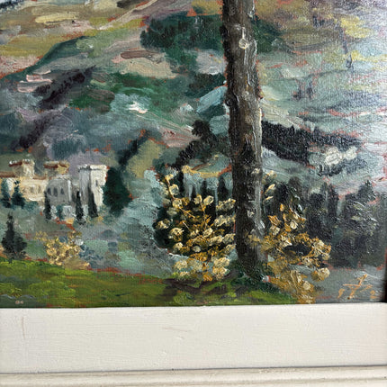 Detailed Landscape Oil Painting "Lonely Tree" Handcrafted Art Holland Art Shop