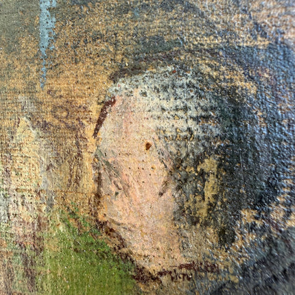 Vintage Figurative Oil Painting "Framed Painting" Detailed Large Art Holland Art Shop