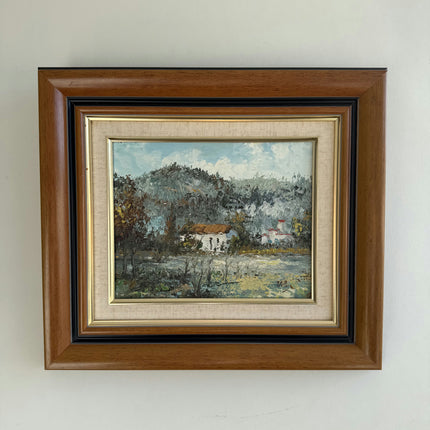 Original Landscape Oil Painting "Framed Painting" Detailed Art Holland Art Shop