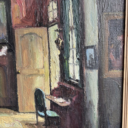 Detailed Interior Oil Painting "Arched Doorway" Handcrafted Artwork Holland Art Shop