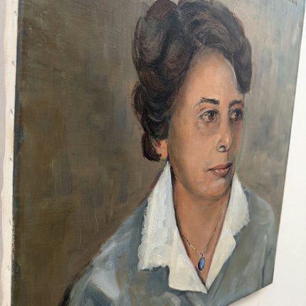 Timeless Portrait Oil Painting "Seated Woman" Original Small Art Holland Art Shop