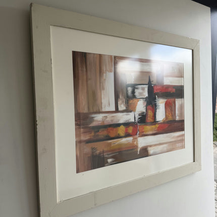 Timeless Abstract  Oil Painting "Framed Painting" Refined Large Artwork Holland Art Shop