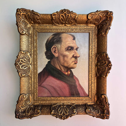 Traditional Portrait Oil Painting "Elderly Man" Refined Art Holland Art Shop