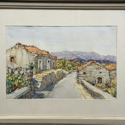 Timeless Landscape Water Colour "Ornate Frame" Classic Artwork Holland Art Shop