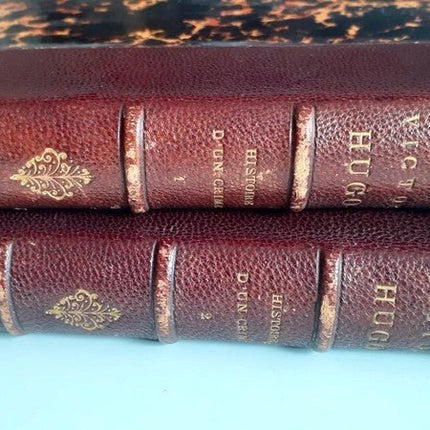 Book 1906 Victor Hugo Rare 5th Printing - Histoire D'un Crime French Books - HollandArtShop