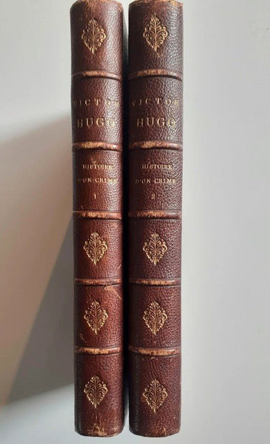 Book 1906 Victor Hugo Rare 5th Printing - Histoire D'un Crime French Books - HollandArtShop