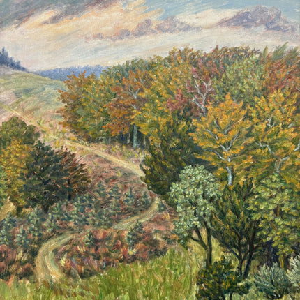 Detailed Landscape Oil Painting "Autumn Trees" Timeless Belgique Art Holland Art Shop